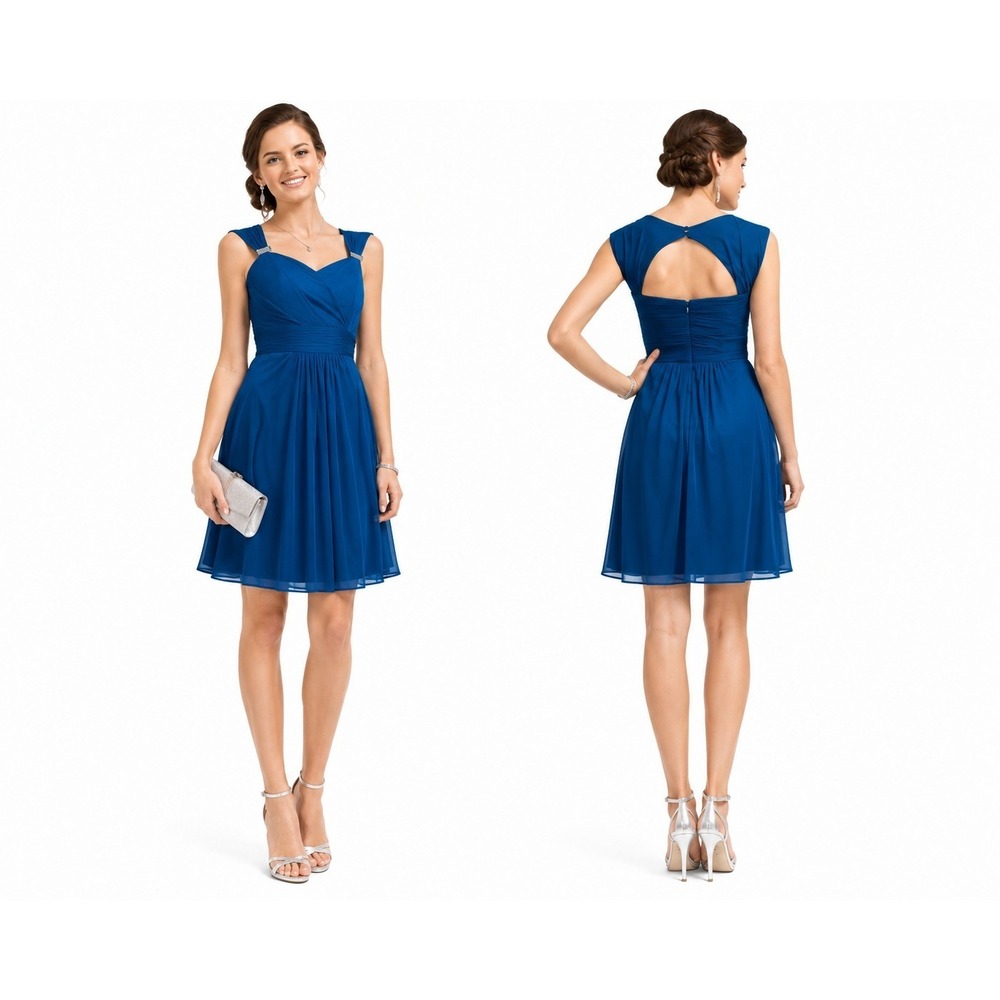 Women's Cocktail Dress by Cinderella Divine Blue Size Small New With Tags
